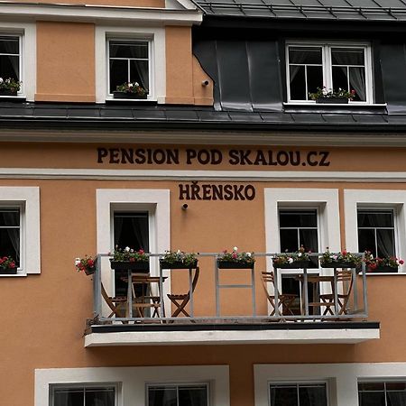 Pension Pod Skalou Hřensko Buitenkant foto